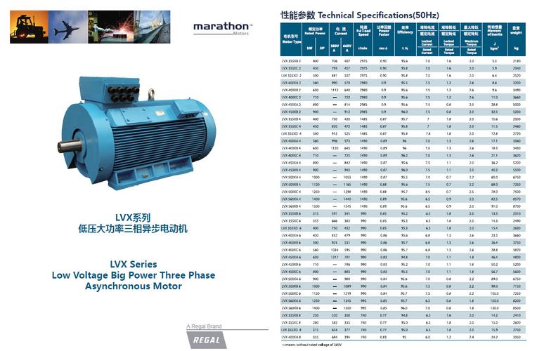马拉松电机 ( lvx) 低压大功率三相异步电机